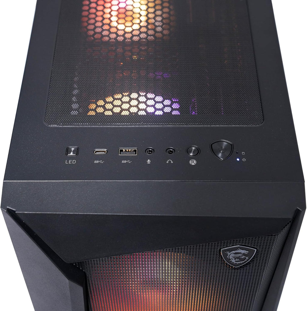 msi Codex Z2 Gaming Desktop: AMD R5-8400F, GeForce RTX 4060, 16GB DDR5, 1TB m.2 NVMe SSD, USB Type-C, VR-Ready, Windows 11 Home : B8NUC-297US