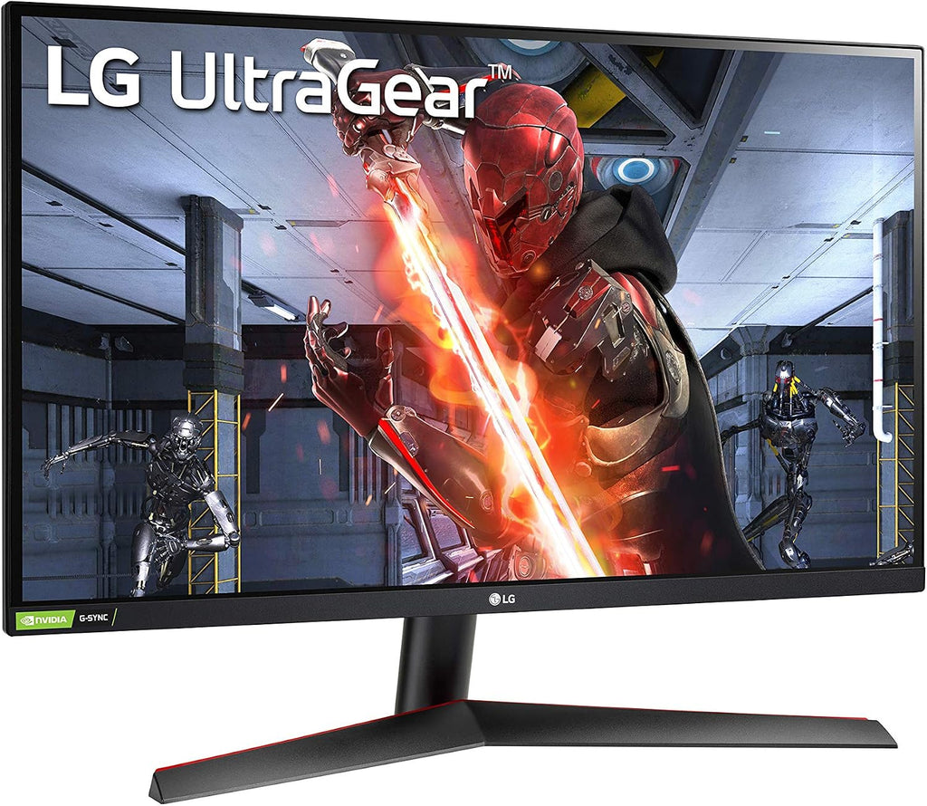 LG 27GN800-B Ultragear 27 inch QHD (2560x1440) IPS 144Hz 1ms Gaming Monitor AMD FreeSync Premium G-Sync Compatible HDR10 HDMI DisplayPort Black