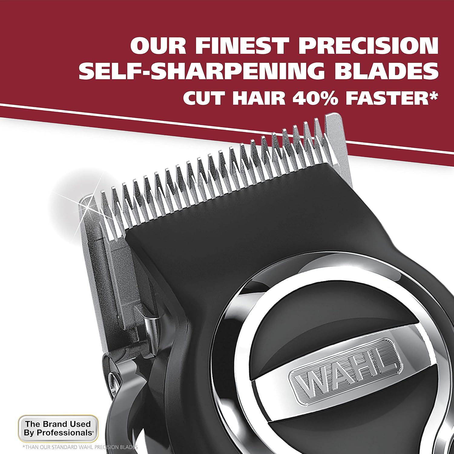Wahl USA Elite Pro High-Performance Corded Home Haircut & Grooming Kit for Men – Electric Hair Clipper – Model 79602M,(Pack of 5)