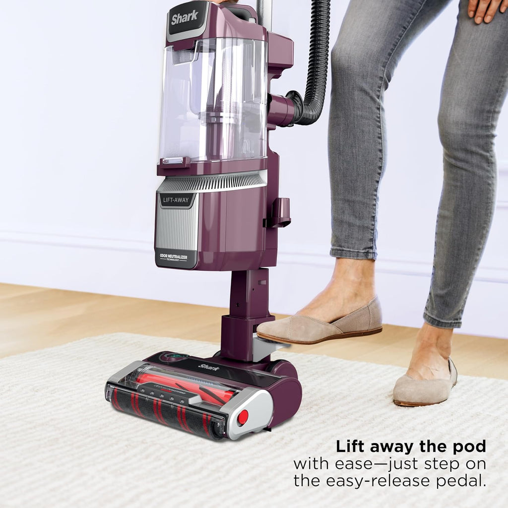 Shark LA702 Rotator Pet Lift-Away ADV Upright Vacuum with DuoClean PowerFins HairPro & Odor Neutralizer Technology, Wine Purple
