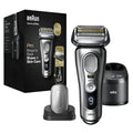 Braun Series 9 Pro 9487cc Electric Razor for Men, Wet & Dry, Rechargeable, Electric Shaver with Clean & Charge Station and ProCare Attachment, Holiday Gifts for Men