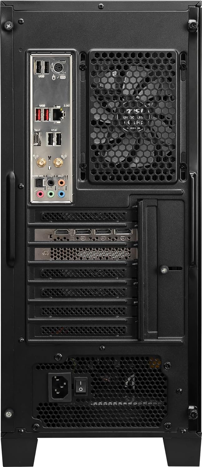 msi Codex Z2 Gaming Desktop: AMD R7-8700F, GeForce RTX 4070, 32GB DDR5, 2TB m.2 NVMe SSD, USB Type-C, VR-Ready, Windows 11 Home : A8NUE-274US