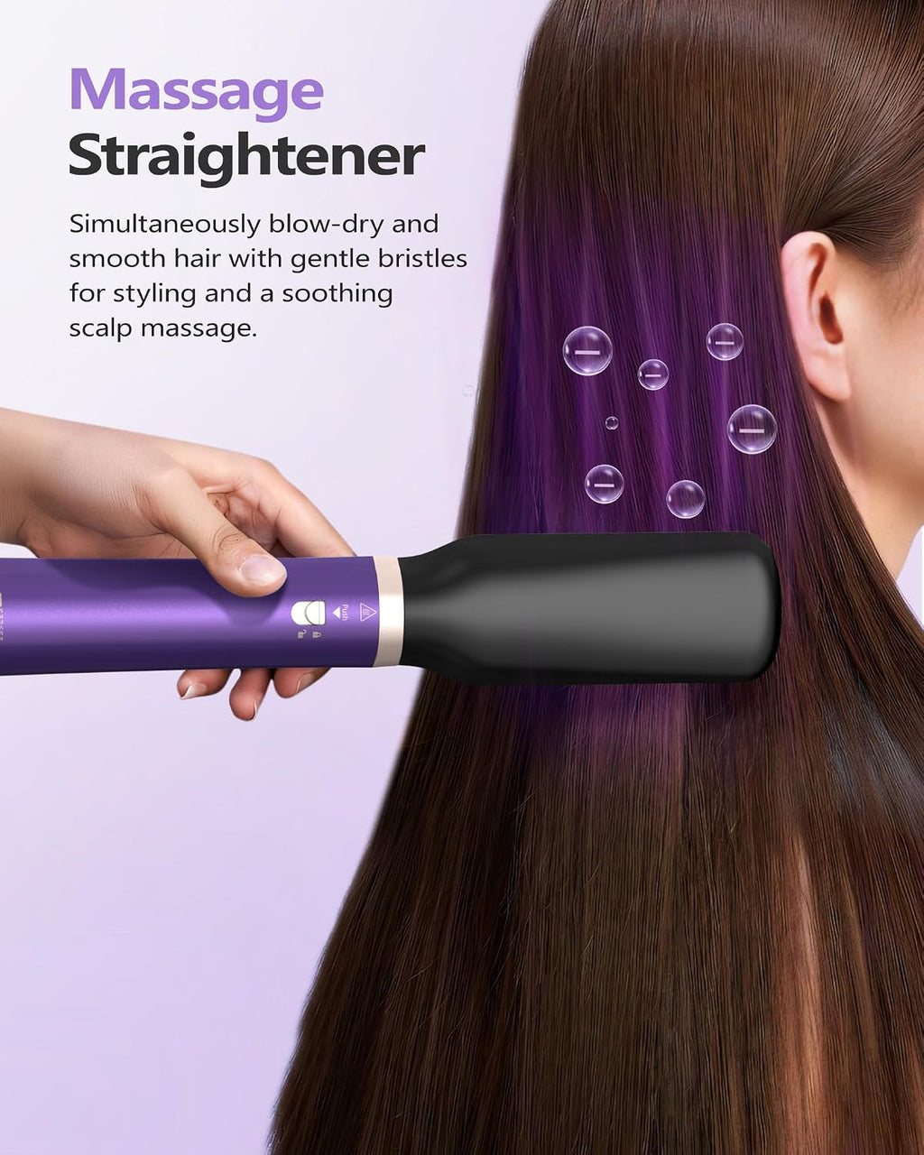 TASNEEM 7 in 1 Hot Air Brush & Rotating Hair Dryer Brush, Air Styler with Auto-Wrap Curlers, Ionic Blow Dryer, Straightener & Oval Brush, Without Heat Damage Multi-Styler with Travel Case