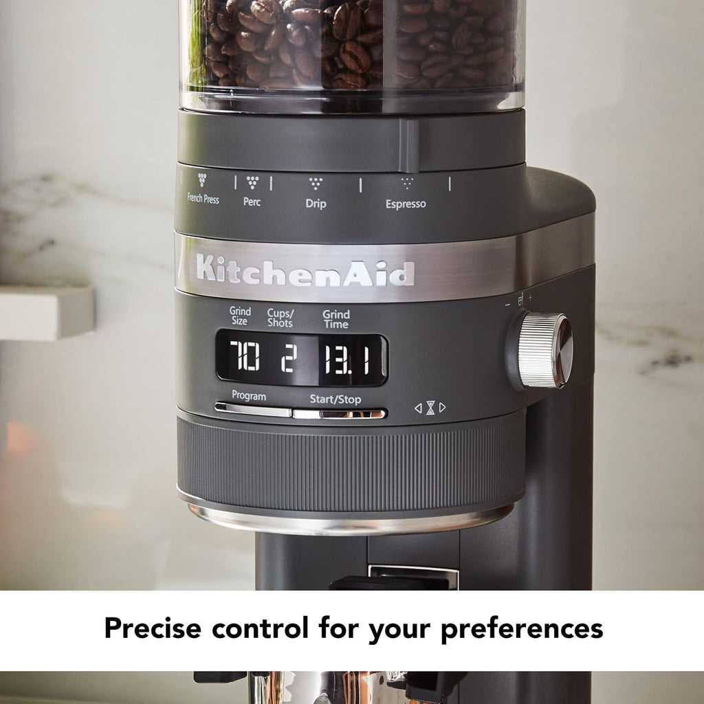 KitchenAid Burr Coffee Grinder - KCG8433 - Matte Charcoal Grey