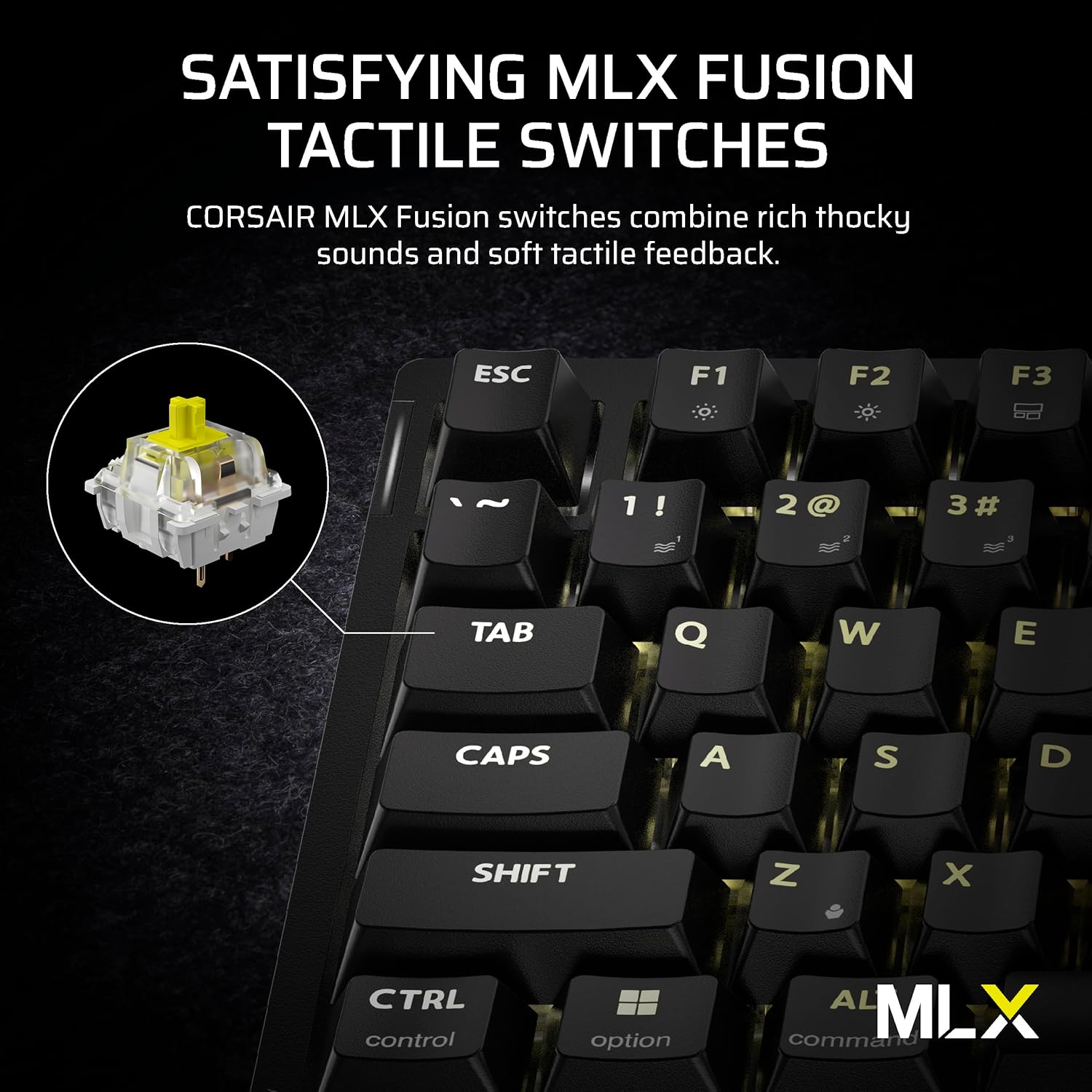 Corsair K65 Plus Wireless 75% RGB Hot-Swappable Mechanical Gaming Keyboard – Pre-Lubricated MLX Fusion Tactile Switches – Dual-Layer Sound Dampening – PBT Keycaps – QWERTY NA – Black