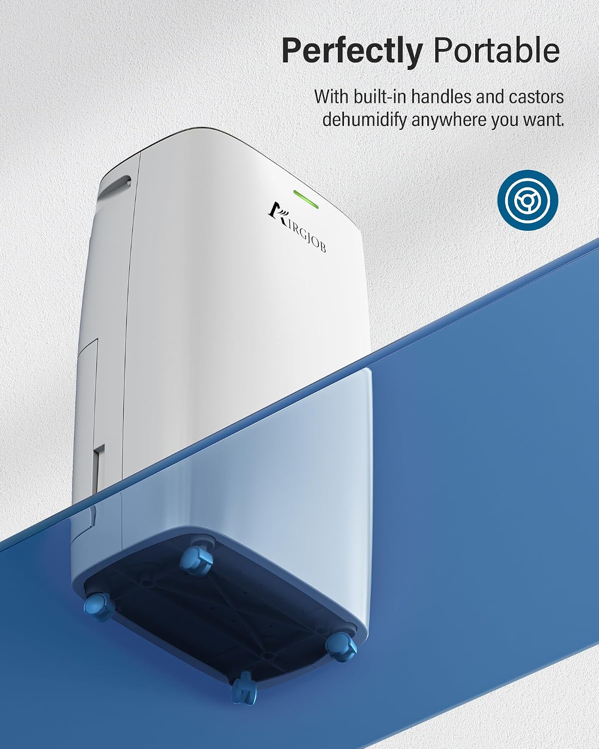 32-Pint Dehumidifier for Basement and Large Room - 2000 Sq. Ft, Quiet Dehumidifier for Large Capacity Room Home Bathroom Basements - Auto Continuous Drain Remove Moisture with Child Lock