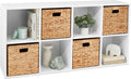 Best Choice Products 8-Cube Storage Organizer, 13.5in Shelf Opening, Bookcase, Display Shelf, Customizable w/ 2 Removable Back Panels – White