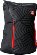 MSI Mystic Knight Gaming Laptop Backpack, Quick Access, Padded Mesh, Lightweight Polyester Exterior, Fits Up to 17' Laptop, Water Repelent IPX-2, Convertible to Shoulder Pack, Large Size