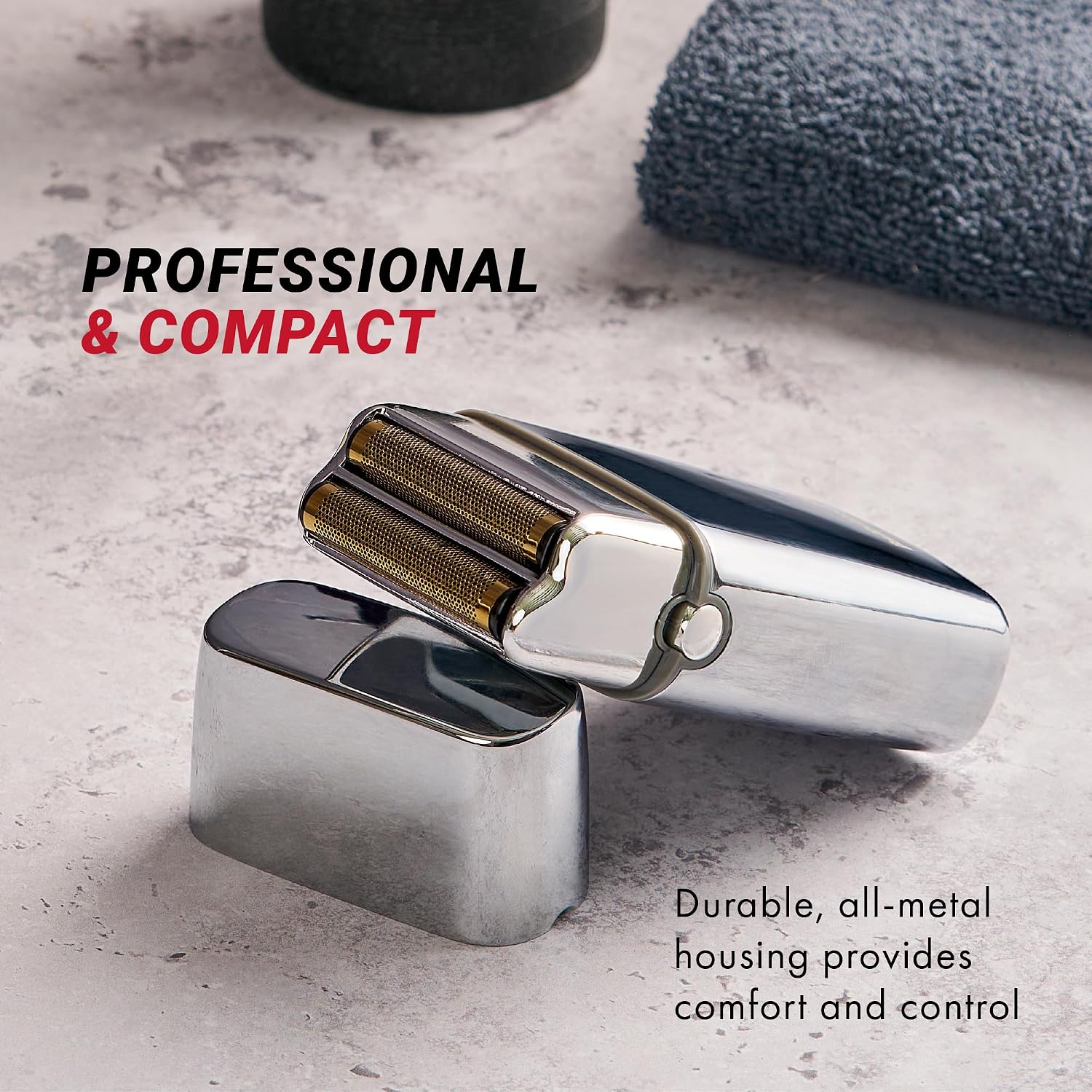BaBylissPRO LIMITEDFX Cord/Cordless Hair Trimmer and Double Foil Hair Shaver Prepack, High-Performance Lithium-Ion Batteries for Long-Lasting Cutting