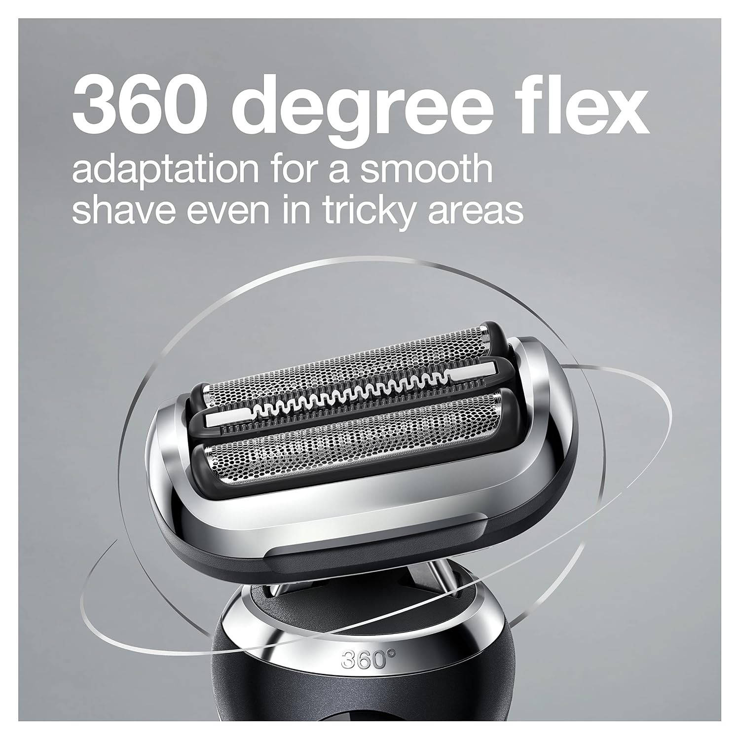 Braun Series 7 7075cc Electric Razor for Men with SmartCare Center, Beard Trimmer, Wet & Dry, Rechargeable, Cordless Foil Shaver, Black