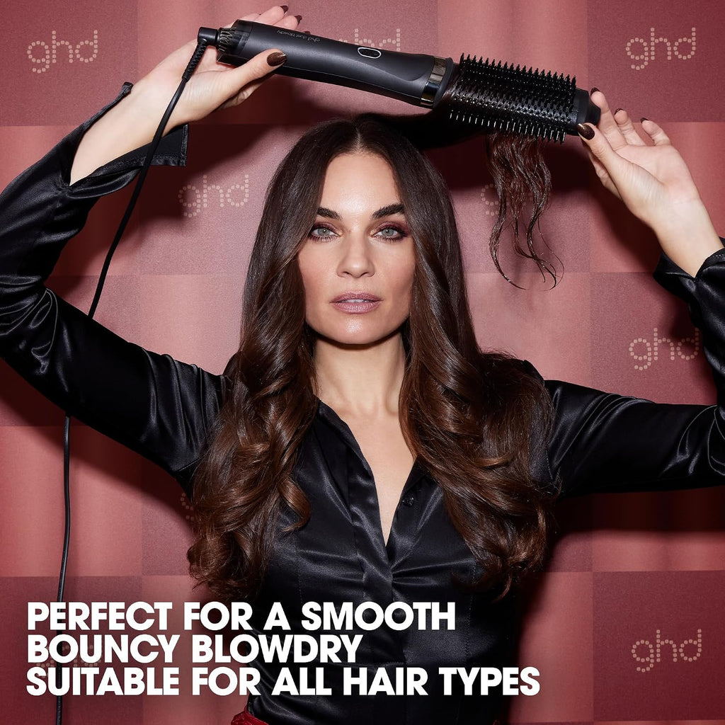 ghd Duet Blowdry-Hair Dryer Brush | Wet to Blow Dried with No Heat Damage | 3X More Volume with 24 Hour Long-Lasting Results | Blow Dry with No Fizz | 50% More Shine