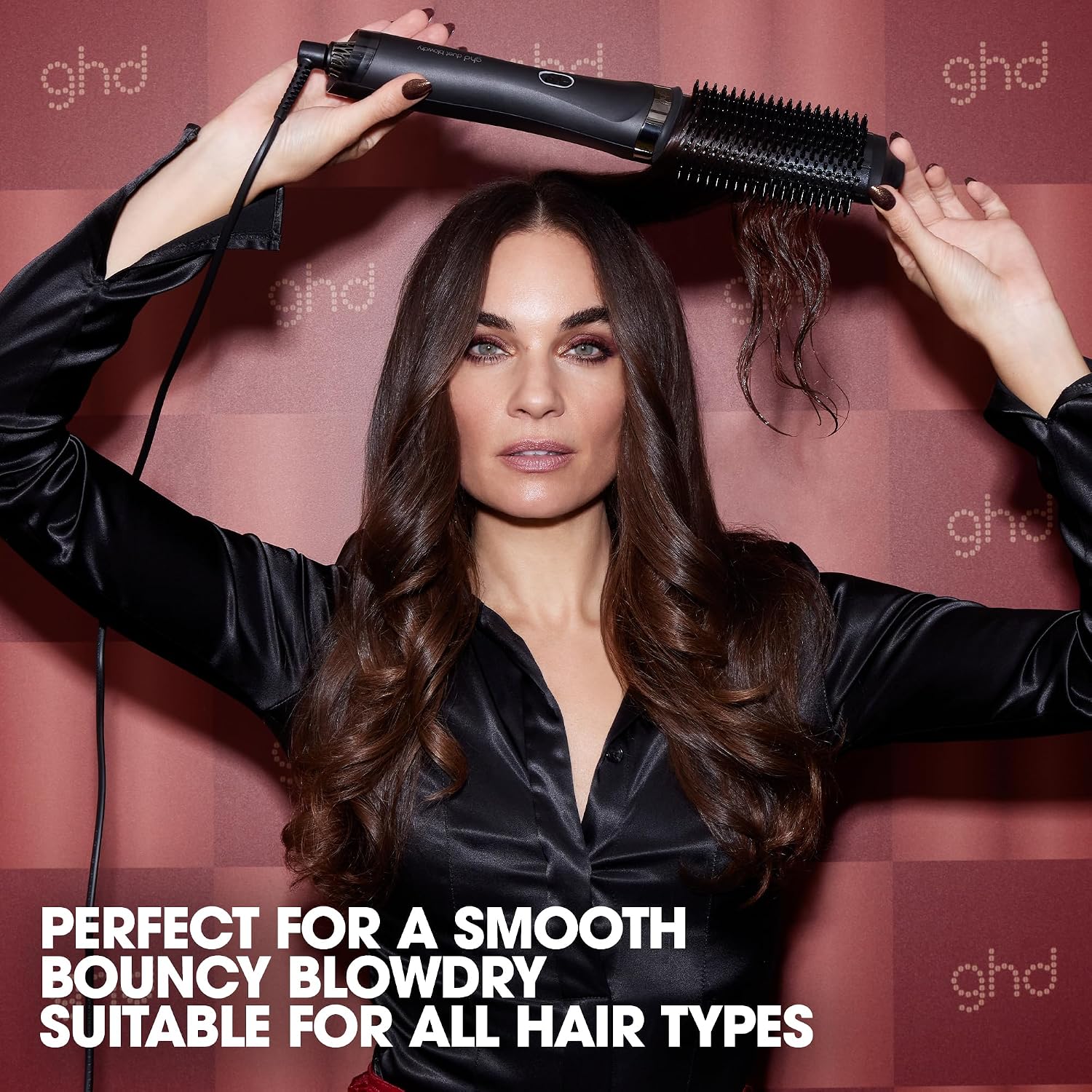 ghd Duet Blowdry-Hair Dryer Brush | Wet to Blow Dried with No Heat Damage | 3X More Volume with 24 Hour Long-Lasting Results | Blow Dry with No Fizz | 50% More Shine