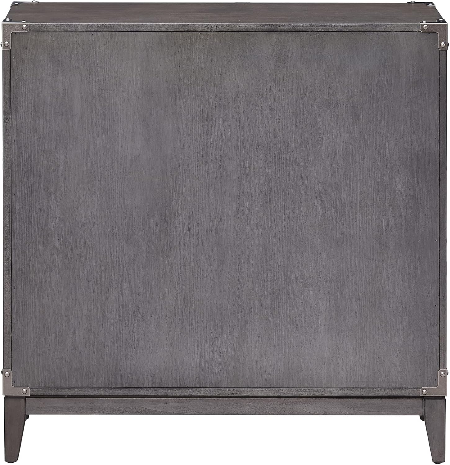 Leick Home 24010 Beckett Cabinet, for Living, Foyer, Entry Way, Dining Room, Bedroom, Anthracite/Pewter, Grey, Small