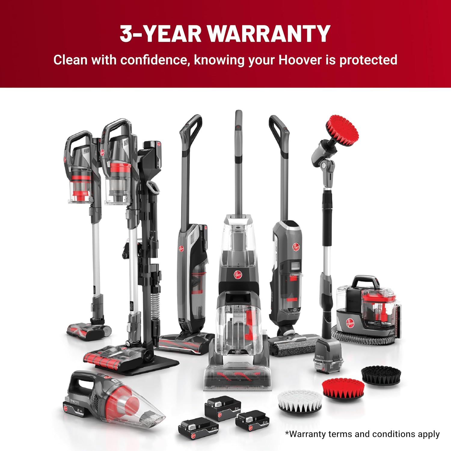 Hoover ONEPWR WindTunnel Emerge Pet+ Cordless Stick Vacuum Cleaner, Lightweight Stick Vac, Powerful and Quiet Cleaning, Self Standing, No Wall Mount Required, Cordless Vacuum Cleaners for Home Use
