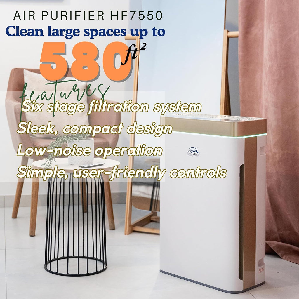 Heaven Fresh HF7550 6 Stage HEPA Air Purifier and Humidifier System