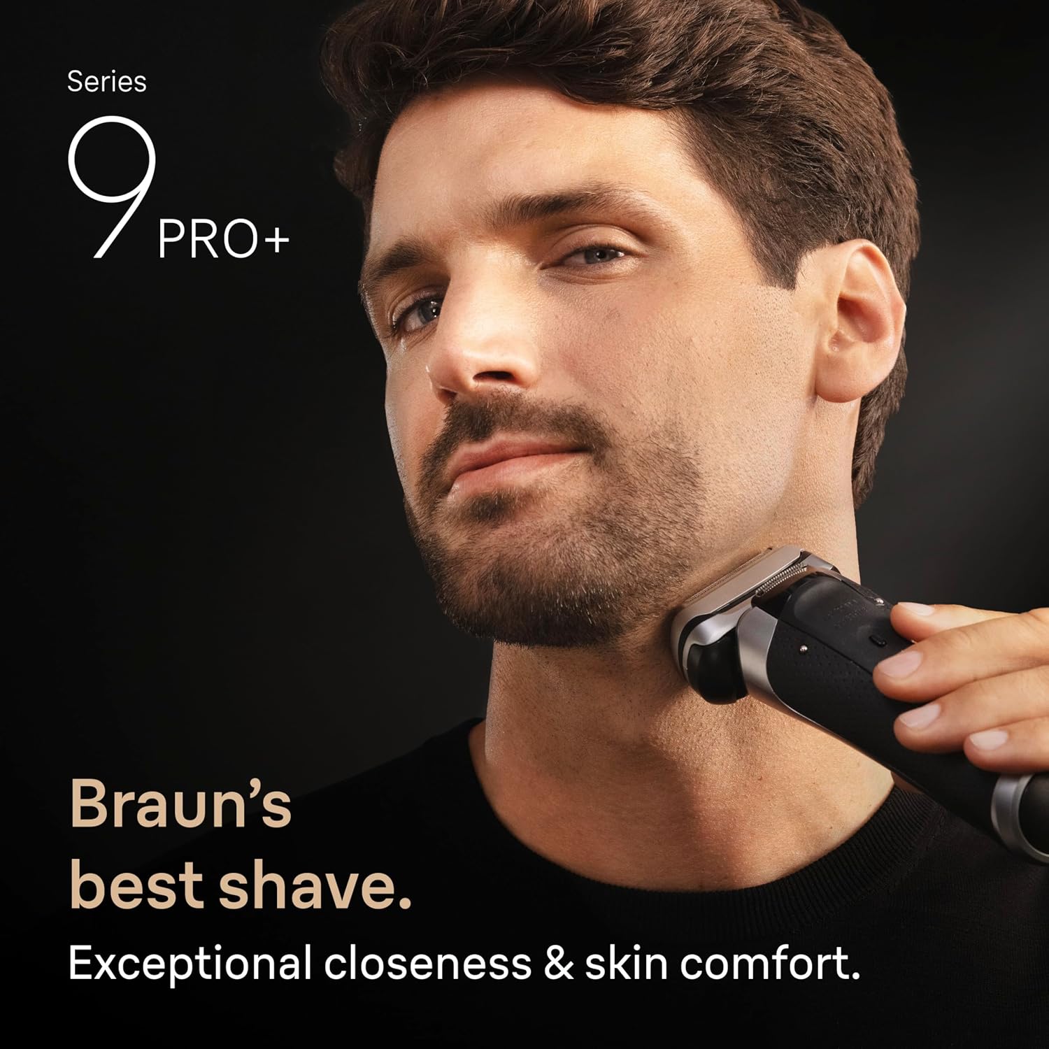 Braun Electric Razor for Men Series 9 PRO+ Electric Foil Shaver with Precision Trimmer, Charging Stand, Face, Beard Clippers, 9617s