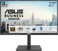 ASUS 27' 4K Business Monitor (VA27UQSB) - UHD (3840 x 2160), IPS, Frameless, HDR10, DisplayPort, Dual HDMI, Speakers, Eye Care, Ergonomic, pivot, swivel, height adjustable, DisplayWidget, 3yr warranty