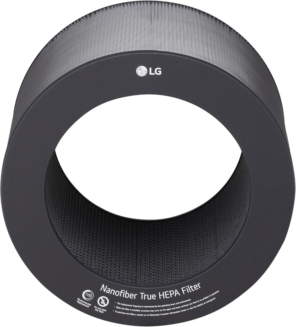 LG PuriCare 360 Air Purifiers for Home, Large and Small Room, Bedroom, Up to 2,059 ft² in 1 Hr with NanoFiber True HEPA Filter, 360 Degrees of Filtration, WiFi, Air Quality Monitor, Low Noise