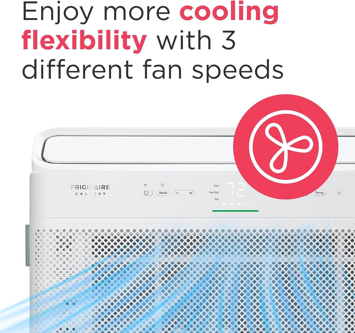 Frigidaire Gallery 12,000 BTU Smart Inverter Window Air Conditioner with Wi-Fi, Energy Star Most Efficient Certification & Indoor Air Quality Monitoring, Cools Up to 450 Sq. Ft., Ultra Quiet, White