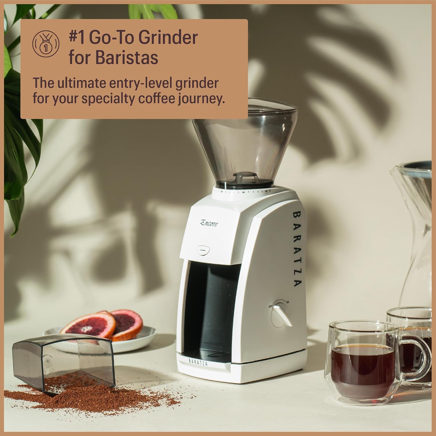 Baratza Encore Coffee Grinder ZCG485BLK, Black