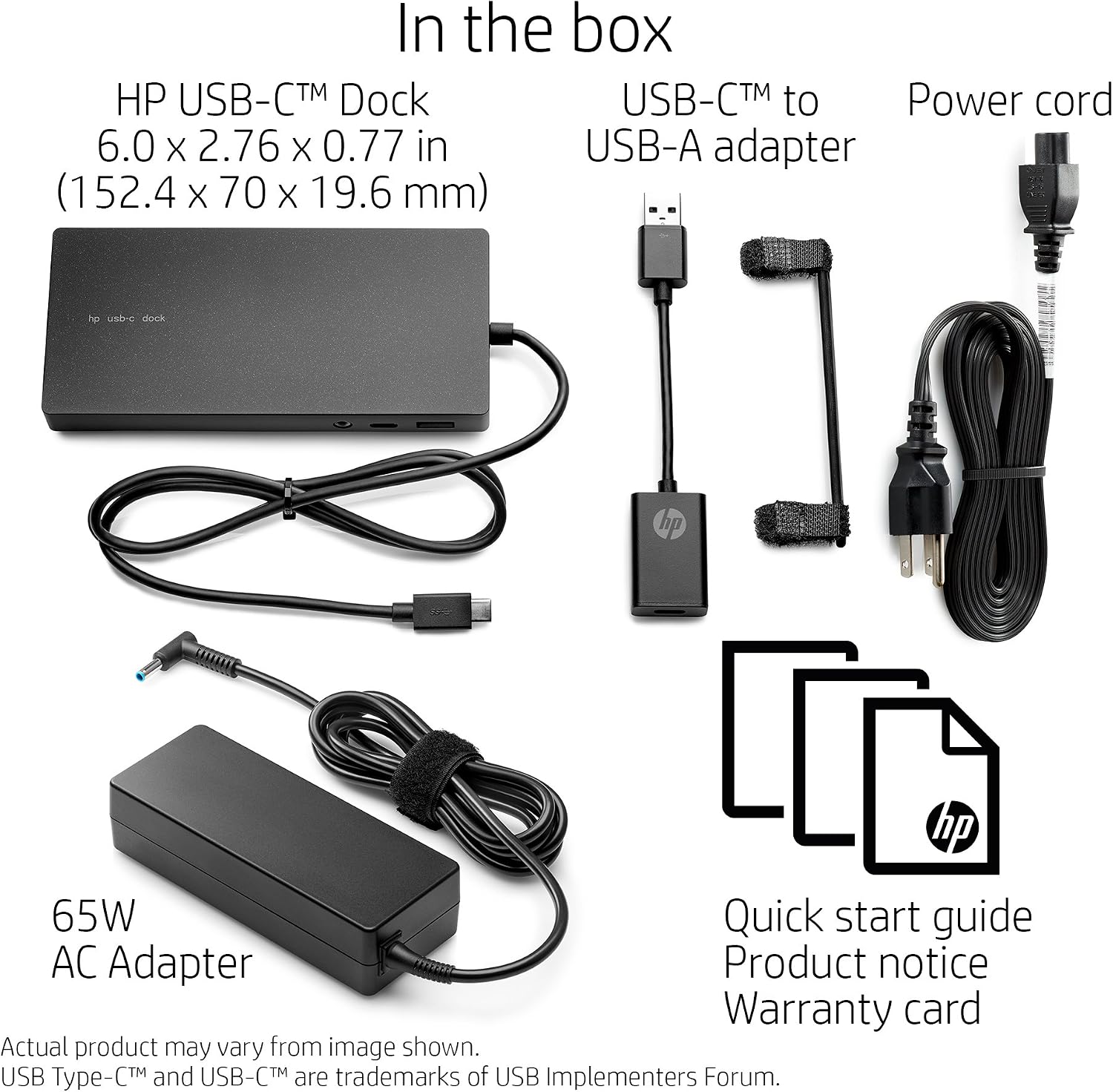 HP Y0K80AA#ABA Dock for USB-A/C Laptops (USB-A/C to HDMI, DisplayPort, USB-C, USB-A and Ethernet), Y0K80AA#ABA