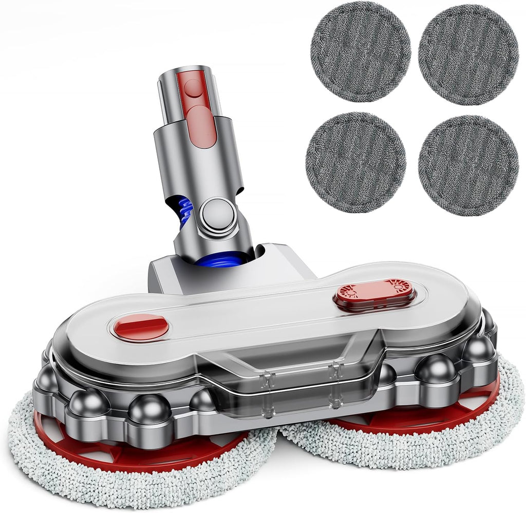 MYUAKO Mop Head for dy-Son V7/V8/V10/V11/V12/V15 Vacuum Cleaners, Electric Floor Mop with Removable Water Tank, Wet Mop Head Attachment Wet and Dry