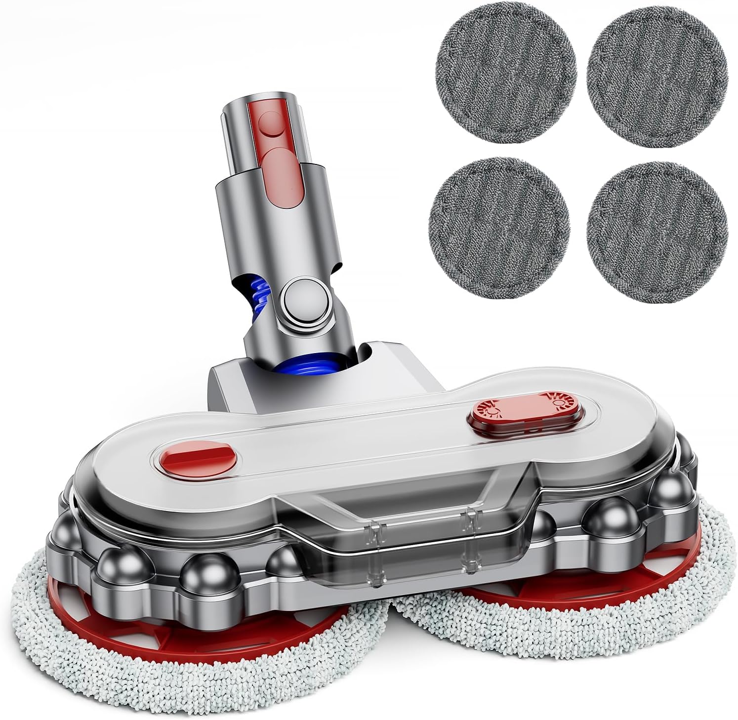 MYUAKO Mop Head for dy-Son V7/V8/V10/V11/V12/V15 Vacuum Cleaners, Electric Floor Mop with Removable Water Tank, Wet Mop Head Attachment Wet and Dry