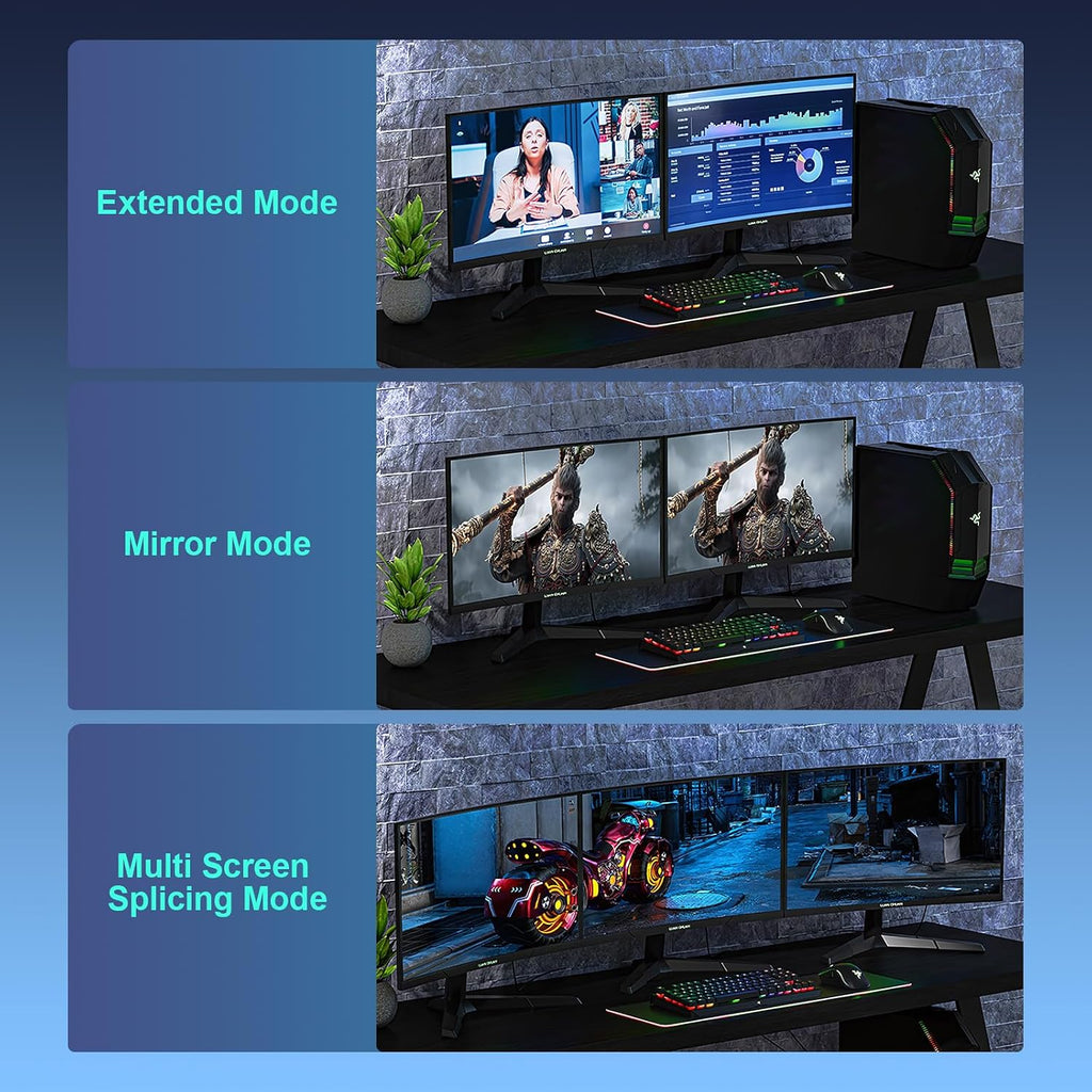 8K Fiber Optic DisplayPort Cable 2.1, 100ft Long Active DP Cable 54Gbps, 8K@60Hz, 4K@240Hz, 2K@360Hz, HDR, HDCP, DSC 1.2a, High Speed Optical Display Port Cord for Gaming/Monitor/Graphics Card/TV/PC