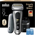 Braun Series 9 PRO+ 9577cc Electric Razor for Men, 5 Pro Shave Elements & Precision Long Hair Trimmer, 6in1 SmartCare Center, PowerCase for Mobile Charging, Wet & Dry, 60min Battery Runtime