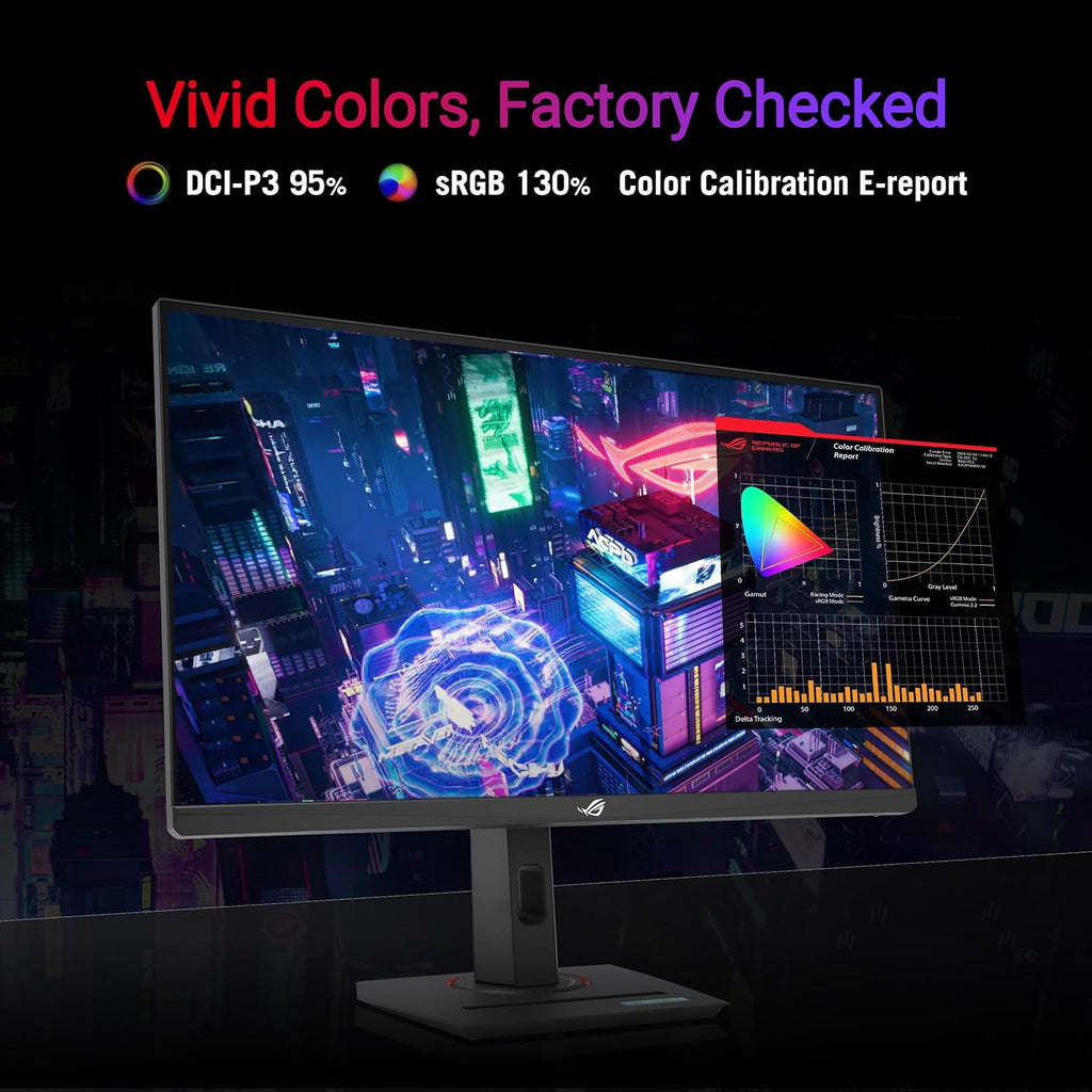 ASUS ROG Strix 27' 4K HDR400 USB-C Gaming Monitor(XG27UCS)–UHD (3840 x 2160), 160Hz, 1ms, Fast IPS,130% sRGB,Extreme Low Motion Blur Sync, G-Sync Compatible, DisplayWidget, Tripod socket, 3yr warranty