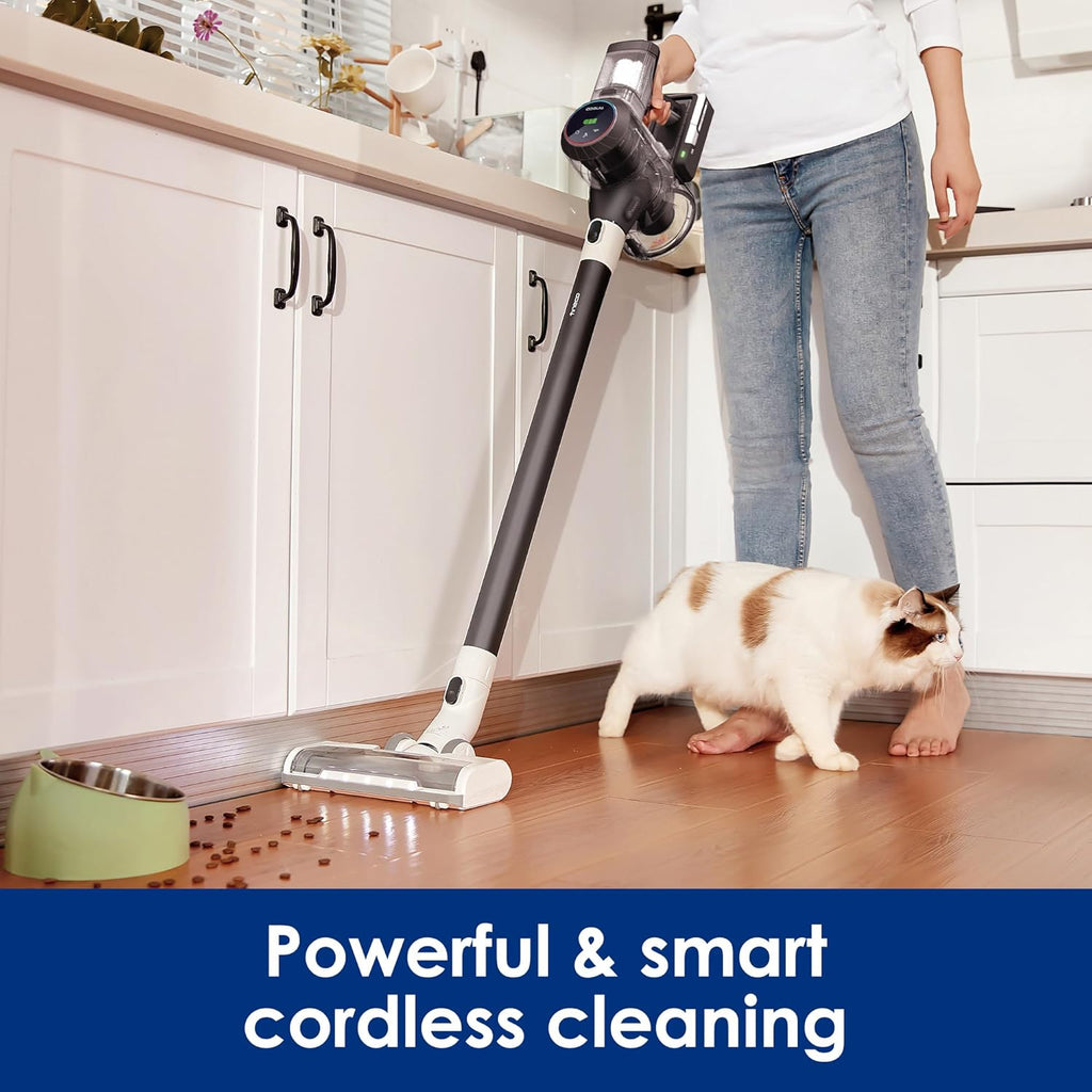 Tineco Cordless Vacuum Cleaner, Smart Stick Handheld Cleaner Strong Suction & Lightweight, Cordless Handheld Vacuum Deep Clean Hair, Hard Floor, Carpet, Car