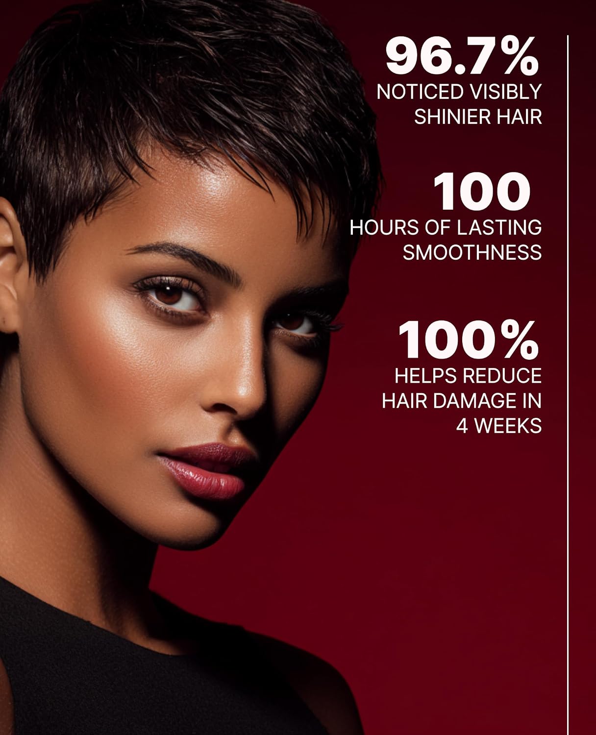 GLAMPALM GlamMuse Small 0.5' | All-Ceramic Flat Iron Infused with Vita-C, Salon Results with Less Heat Damage, Trusted by K-Pop Hair Stylists, Hair Straightener for Short Hair, Silk Press | GP101T