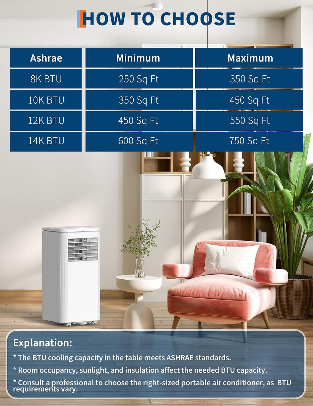 GarveeTech Portable Air Conditioners, 10000 BTU Air Conditioner for Room Up to 450 Sq.Ft, 24H Timer, Remote Control, Dehumidifier, 3 in-1 AC Unit with Window Kit for Bedroom, Indoor Rooms, Home Office
