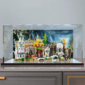Acrylic Transparent Collectible Display Case for Lego 10316 Rivendell Castle, Lord of The Rings Block Model. Display Case Showcase Dust Collection (Display Case Only) (3mm Back Spray Painting)