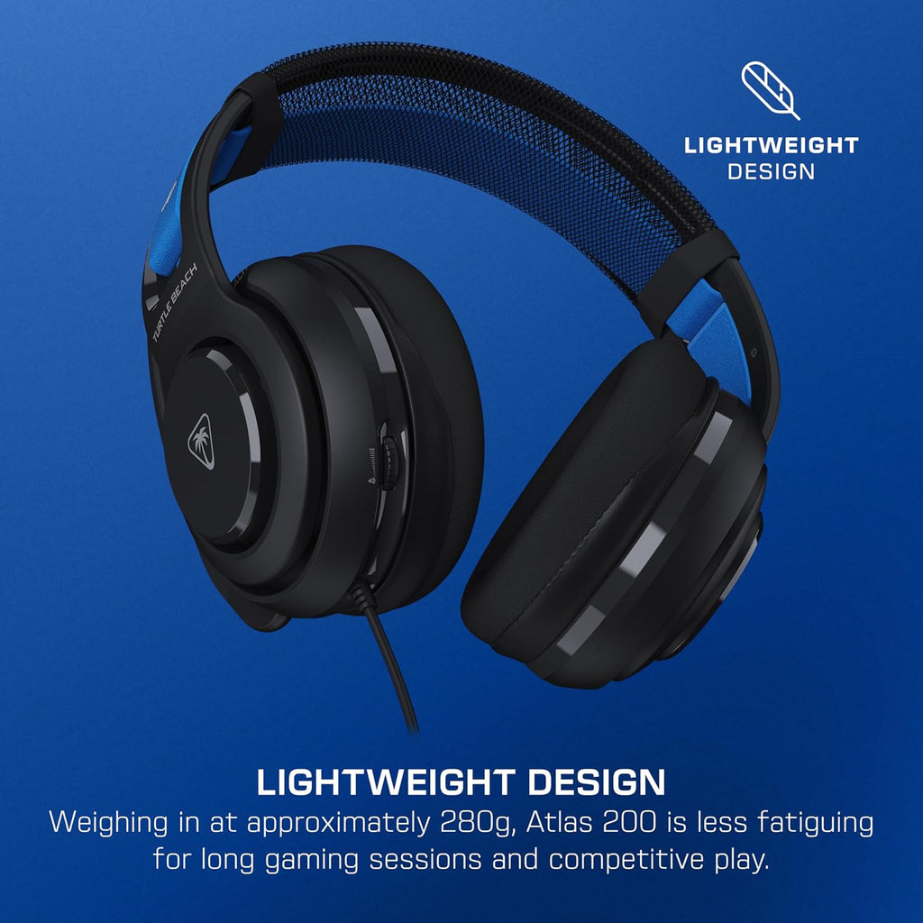 Bundle of Turtle Beach Atlas 200 Wired Gaming Headset Officially Licensed for PS5 & PS4 - Black + Victrix Pro BFG Reloaded Wireless Gaming Controller Officially Licensed for PS5, PS4, PC