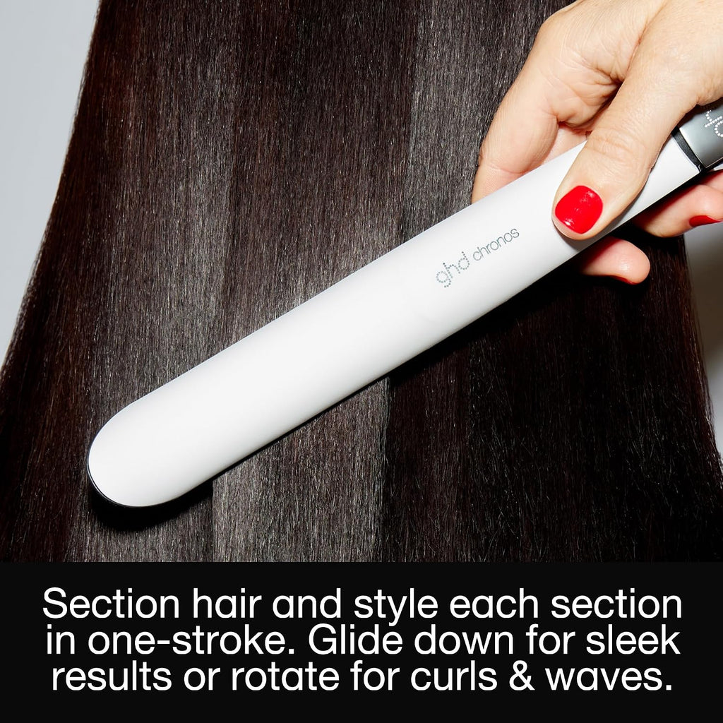 ghd Chronos & Chronos Max Stylers -1' and 2' Professional Flat Iron Hair Straighteners|3X Faster Styling|More Shine,Less Frizz & 3X Straighter in One Stroke,Results that Last 24hrs|85% More Shine