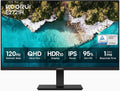 KOORUI 27 Inch QHD (2560x1440) IPS HDR Ultra-Thin Computer Gaming Monitor, 120Hz Refresh Rate, DCI-P3 95%, FreeSync & G-Sync, 1ms MPRT, VESA 100x100mm, Tilt Adjustable for Game and Work, E2721H