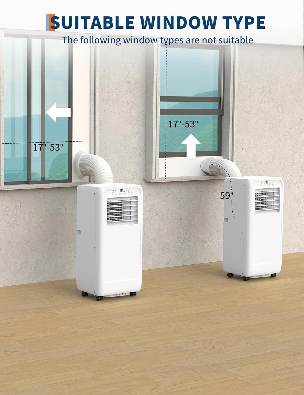 GarveeTech 8,000 BTUs Portable Air Conditioner, 3 in-1 Quiet Room AC, High Efficiency, Portable AC Unit With Fast Cooling/Energy Saving/Remote Control 24H Timer, Cools Up to 350 Sq. Ft.