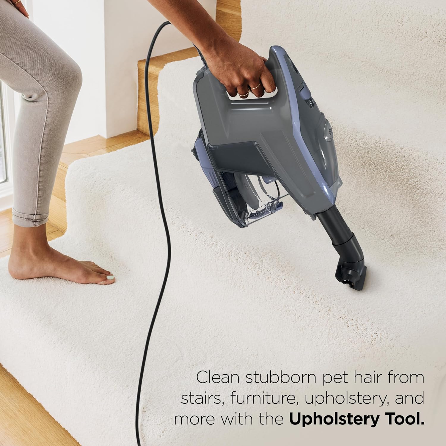 Shark Rocket Pro DLX | Corded Stick Vacuum | Removable Hand Vacuum, Advanced Swivel Steering, XL Dust Cup Capacity | Crevice Tool, Upholstery Tool & Anti-Allergen Dust Brush | Gold | HV371GD