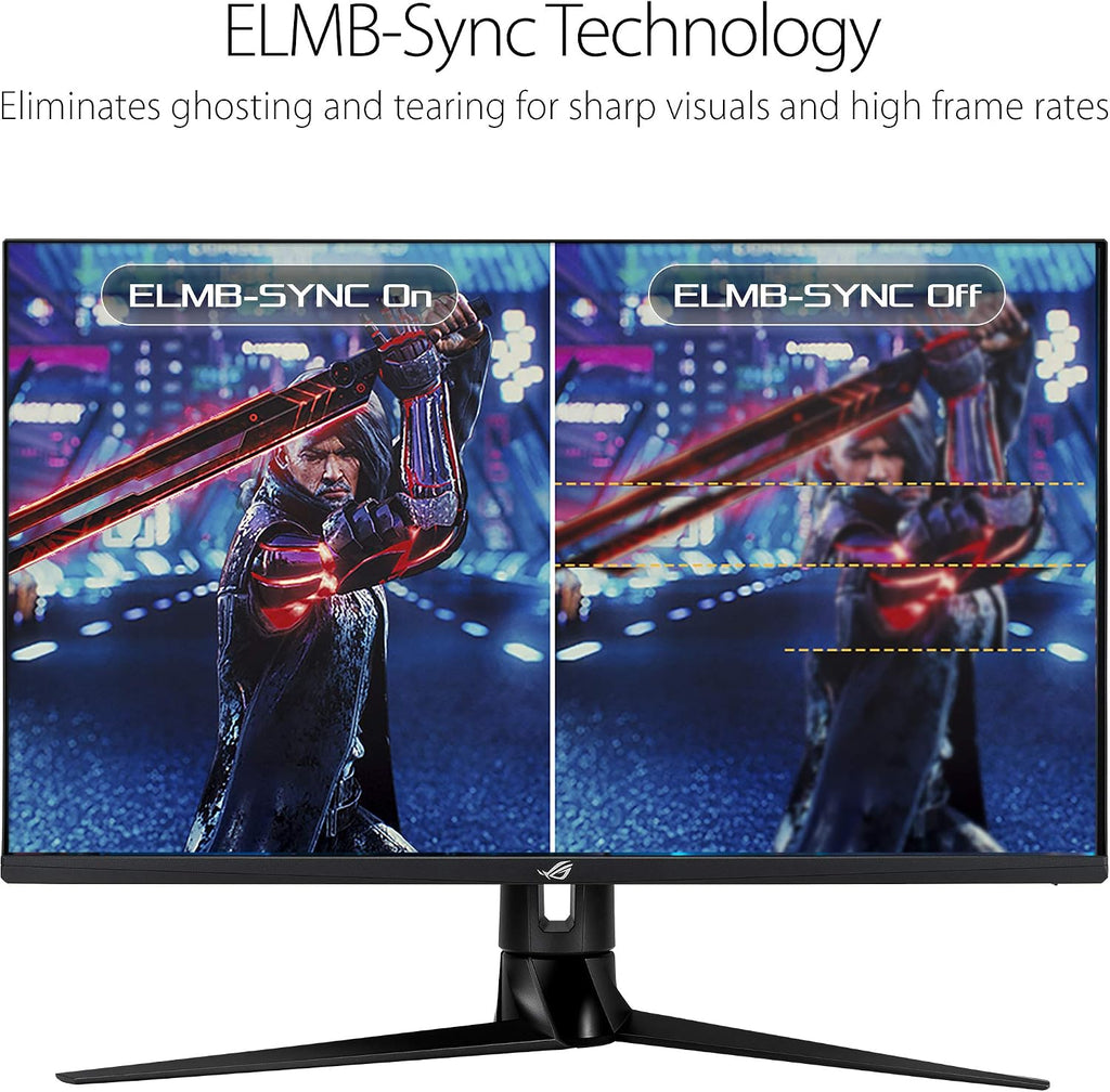 ASUS ROG Swift PG329Q 32' Gaming Monitor, 1440P WQHD (2560x1440), Fast IPS, 175Hz (Supports 144Hz), 1ms, G-SYNC Compatible, Extreme Low Motion Blur Sync, Eye Care, HDMI DisplayPort USB, DisplayHDR 600