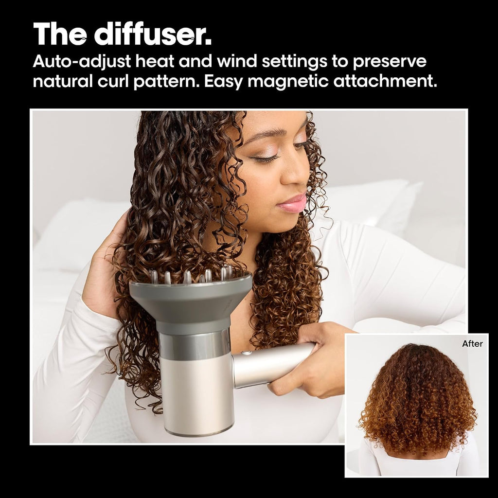 AirLight Pro Hair Dryer - Augmented with Infrared Light, Tested on All Hair Types, Fast Drying Without Damage