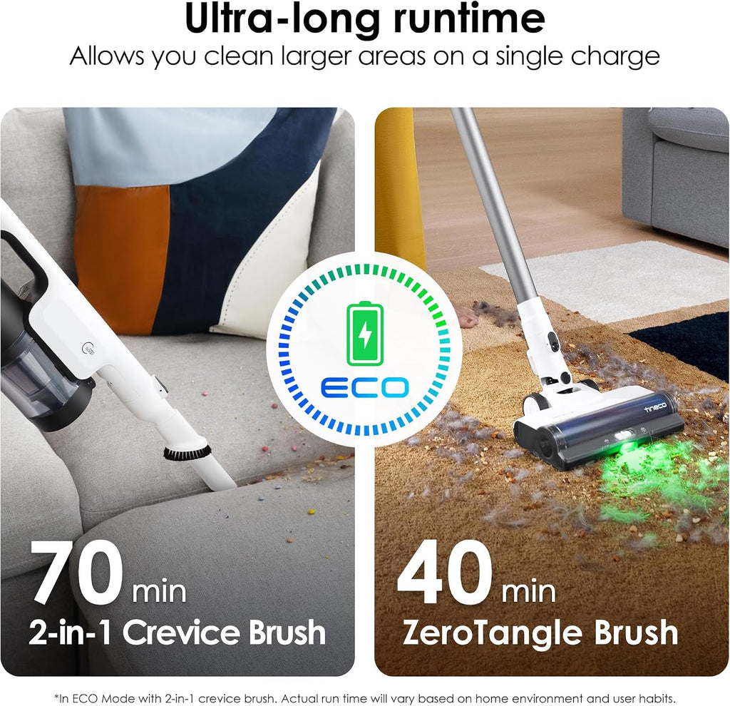 Tineco Pure ONE Station 5 Cordless Smart Vacuum with 2.5L Auto Dust Base, Full-Path Self-Cleaning, 175AW Suction, ZeroTangle Tech, Stick Vacuum Cleaner for Pet Hair, Carpet & Hard Floor