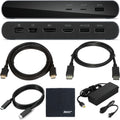 Lenovo 40B30090US Docking Station USB-C Universal Business Dock, Dual Display: Includes USB-C Cable + Power Adapter + Zoomspeed Display Port Cable + Zoomspeed HDMI Cable + AOM Cleaning Cloth