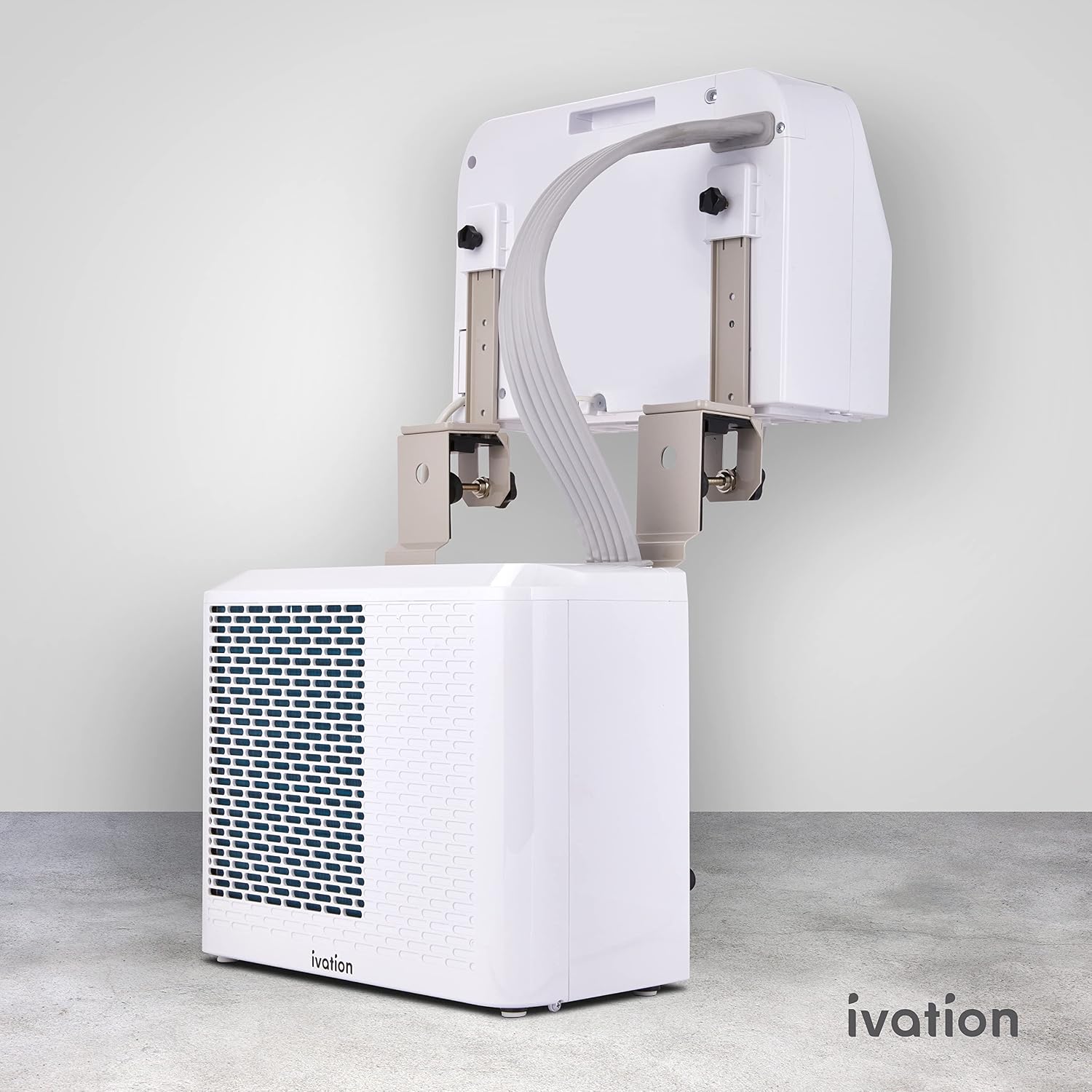 Ivation 6,500 BTU Camper Air Conditioner | Portable Over-the-Window Sill AC, Fan & Dehumidifier for RV, Caravan & Motorhome | Digital Display, Temperature Control, Timer, Sleep Mode, Whisper Quiet
