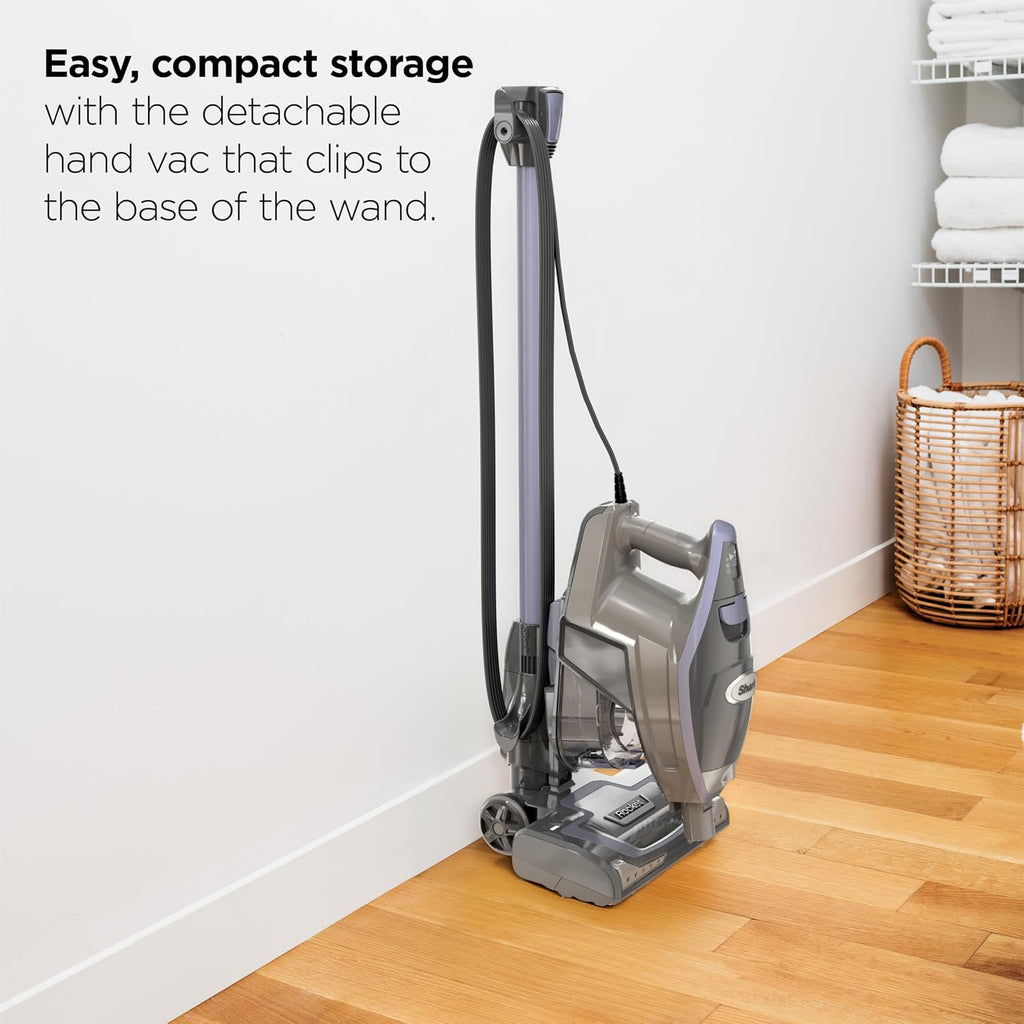 Shark Rocket Pro DLX | Corded Stick Vacuum | Removable Hand Vacuum, Advanced Swivel Steering, XL Dust Cup Capacity | Crevice Tool, Upholstery Tool & Anti-Allergen Dust Brush | Gold | HV371GD