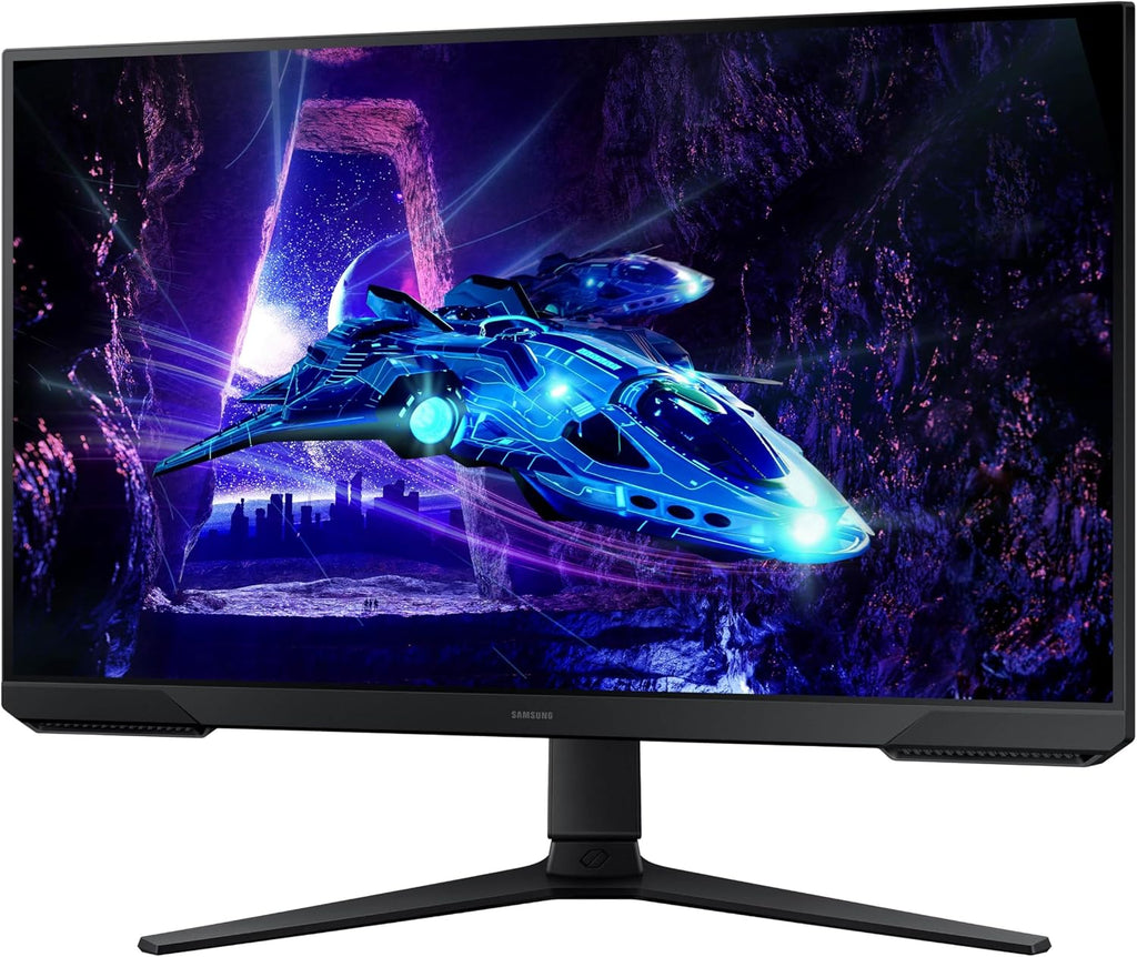 Samsung 24-Inch Odyssey G3 (G30D) Series FHD Gaming Monitor, 1ms, 180Hz, AMD FreeSync, Adjustable Stand, Black Equalizer, Virtual Aim Point, Eye Saver Mode, Flicker-Free, LS24DG302ENXZA