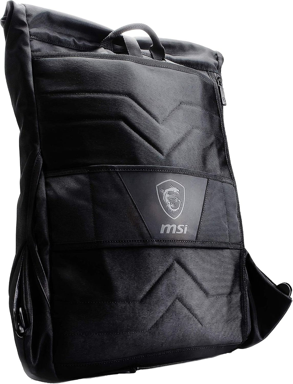 MSI Mystic Knight Gaming Laptop Backpack, Quick Access, Padded Mesh, Lightweight Polyester Exterior, Fits Up to 17' Laptop, Water Repelent IPX-2, Convertible to Shoulder Pack, Large Size