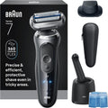 Braun Electric Shaver for Men, Series 7 7171cc, Wet & Dry Shave, Turbo & Gentle Shaving Modes, Waterproof Foil Shaver with Precision Trimmer, Space Grey