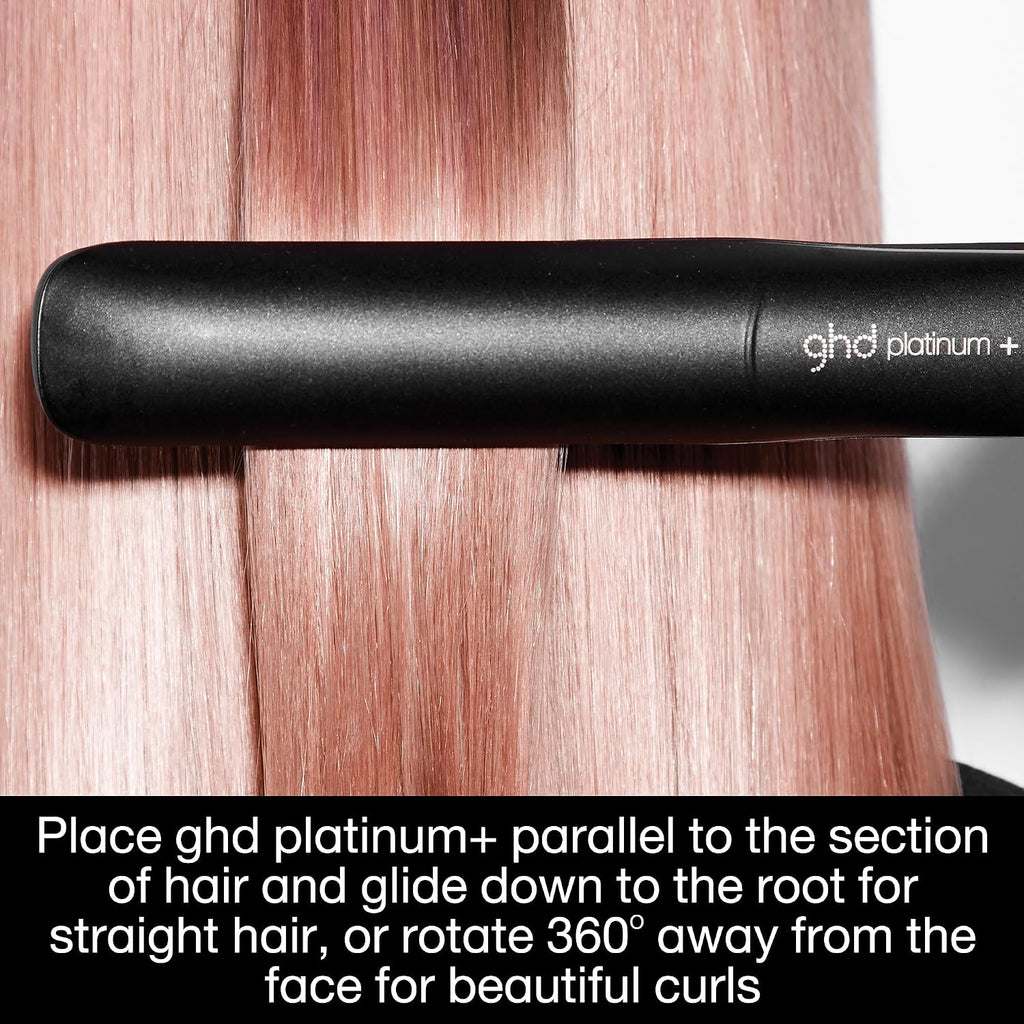 ghd Platinum+ Styler ― 1' Flat Iron Hair Straightener, Professional Ceramic Hair Styling Tool for Stronger Hair, More Shine, & More Color Protection
