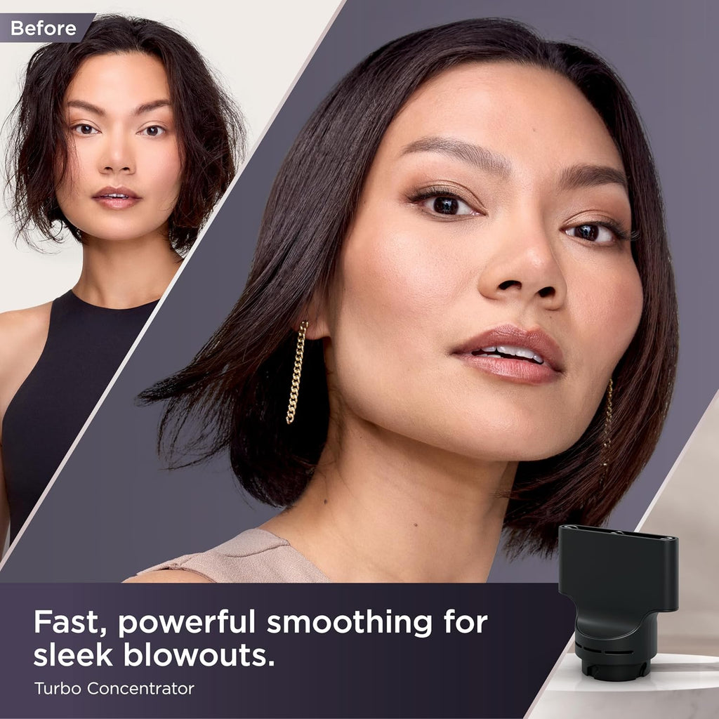 Shark SpeedStyle Pro Flex Professional Performance High-Velocity Hair Dryer System with Scalp Shield & IQ Speed Styling and Drying Suite, Lightweight, Ionic, No Heat Damage, HD543PL